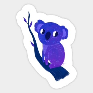 Space Koala Sticker